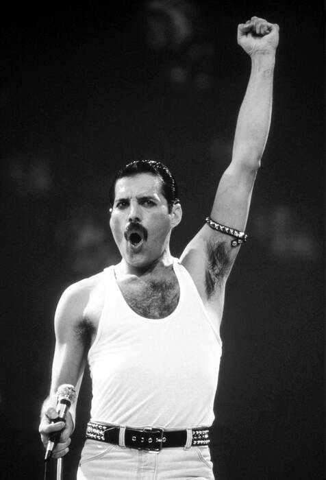 Freddie Mercury al Live Aid - Wembley 1985 Freddie Mercury al Live Aid - Wembley 1985