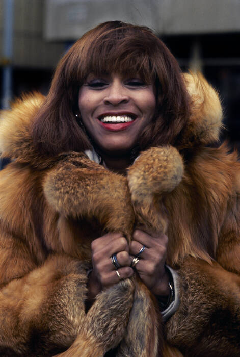 Tina Turner in pelliccia Tina Turner in pelliccia