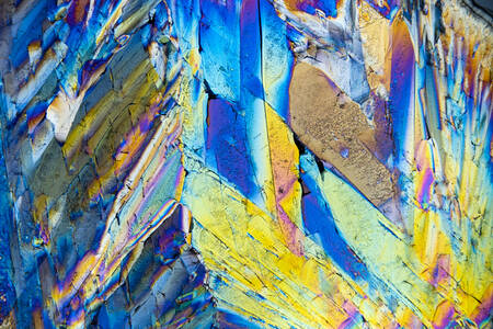 Onzichtbare saccarose onder microscopie