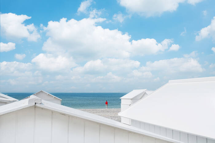 Altijd kijkend naar de zee