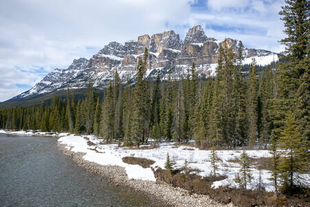 Castle Mountain Rocky Canada Castle Mountain Rocky Canada