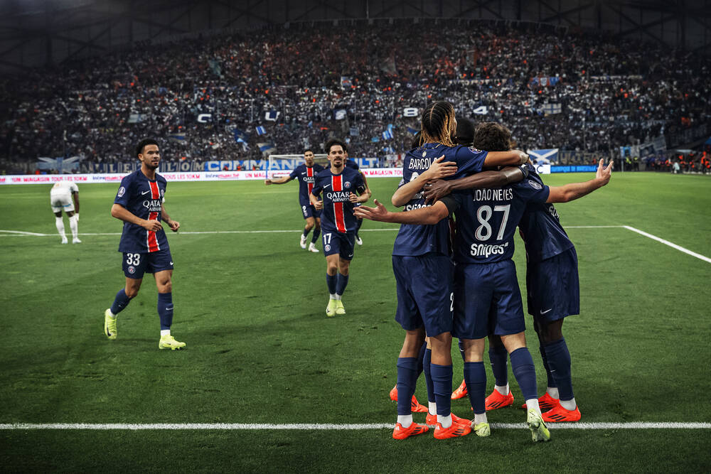 Célébration au Vélodrome