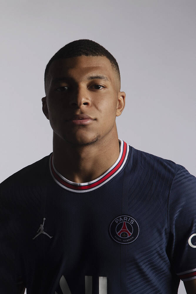 Portrait Kylian Mbappe 2 Photographic Print For Sale