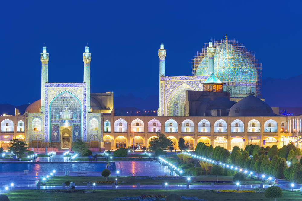 Cuadro Y Poster Iran Mezquita De Masjed E Imam Al Amanecer Compra Y Venta