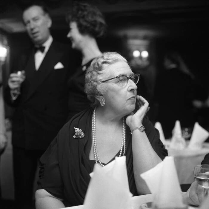 Agatha Christie en 1958 Agatha Christie en 1958
