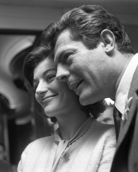 Marcello Mastroianni en Anouk Aimée
