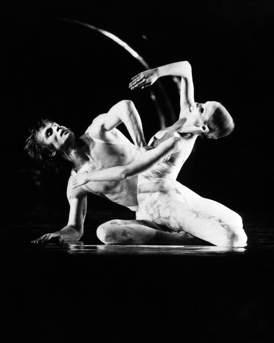 Rudolf Nureyev en Carolyn Carlson Rudolf Nureyev en Carolyn Carlson