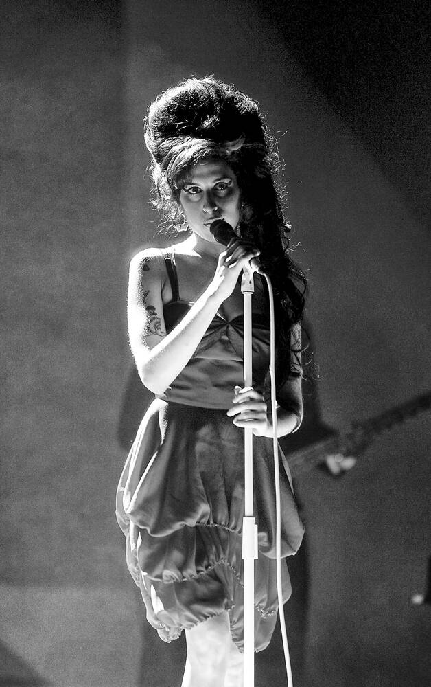 Amy Winehouse repetitie voor BRITS 2007