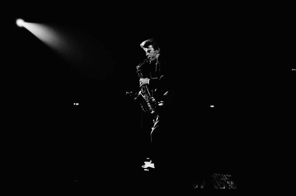 David Bowie ligt in Quebec 1990