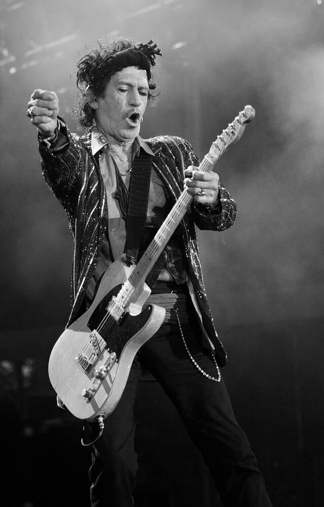 Keith Richards op het Isle of Wight Festival in 2007