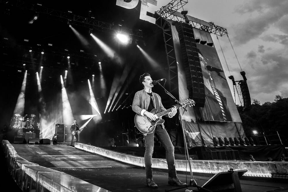 Kelly Jones de Stereophonics actúa en el escenario del Latitude Festival 2019