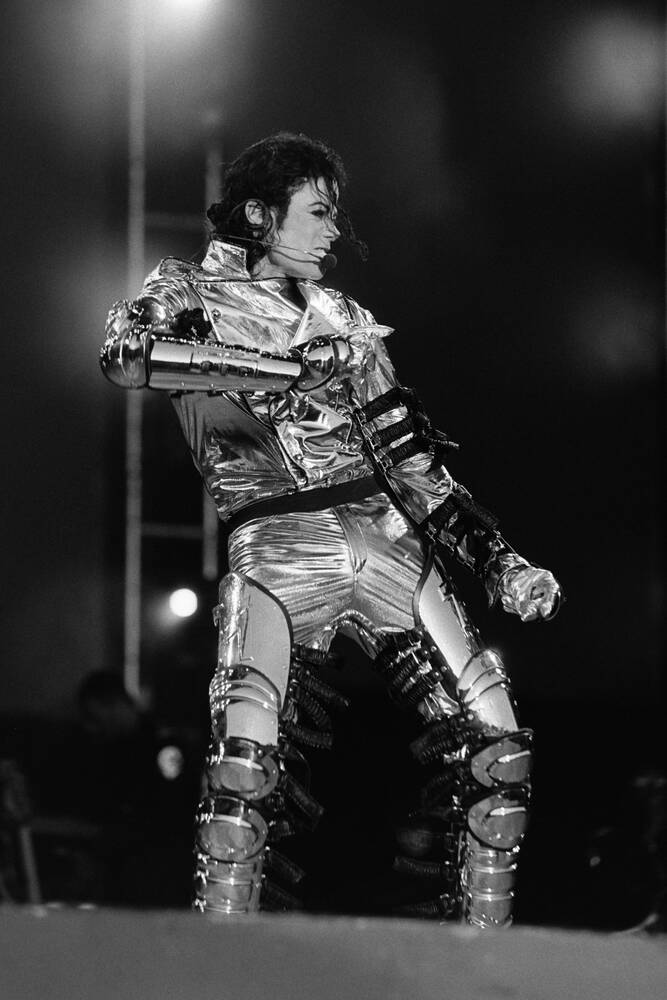 Michael Jackson On Stage in Bremen Germany - Photographic print