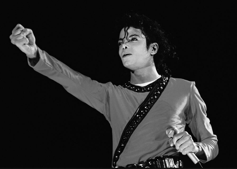 Michael Jackson tritt in NYC 1988 auf