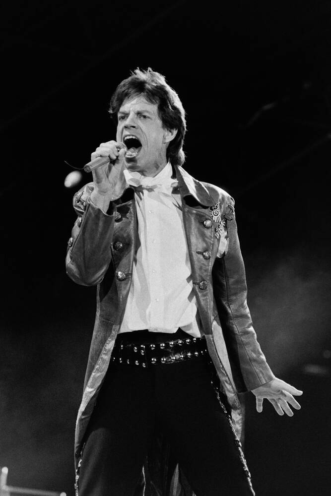 Mick Jagger in Philadelphia 1989