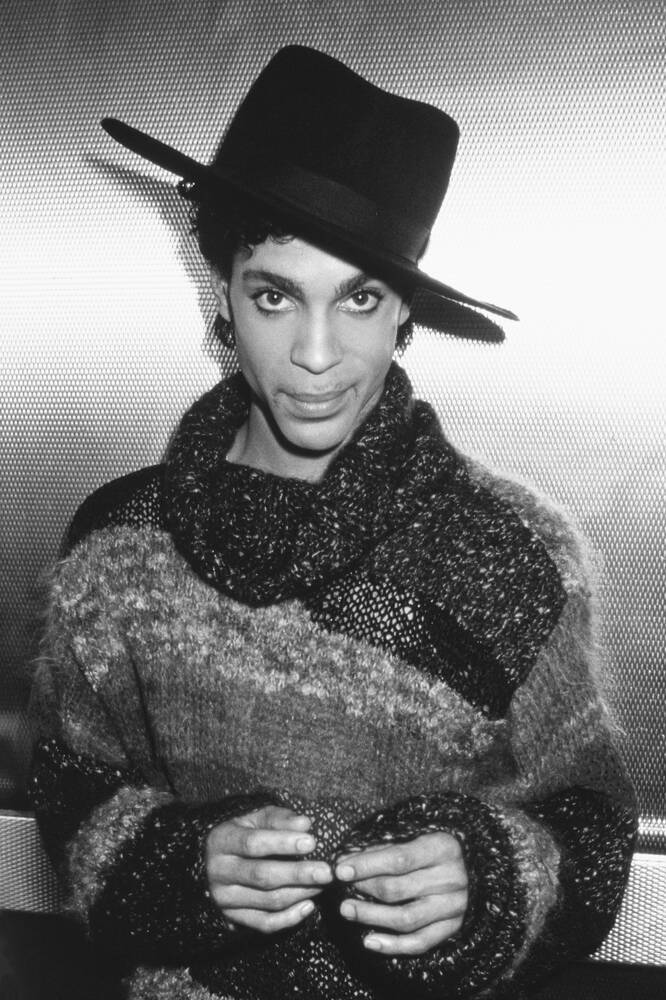 Prince aux studios de la BBC 1987
