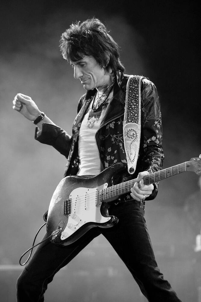 Ronnie Wood op het Isle of Wight Festival 2007