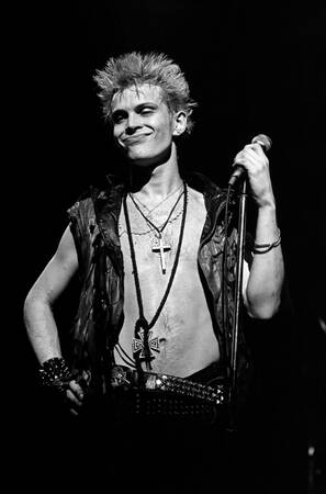 Billy Idol i New York 1984 Billy Idol i New York 1984