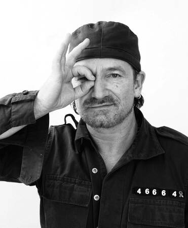 Bono de U2 Portrait Bono de U2 Portrait