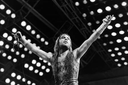 Bruce Dickinson Of Iron Maiden 1985 Bruce Dickinson Of Iron Maiden 1985