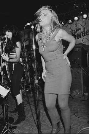 Debbie Harry van Blondie in de Borderline Club