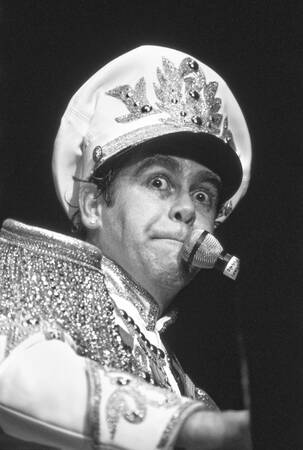 Elton John Spring omhoog Tour Hammersmith Elton John Spring omhoog Tour Hammersmith