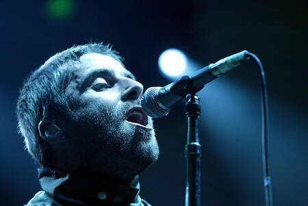 Liam Gallagher van Oasis 2004