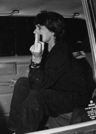 Mick Jagger Finger Points To The Photographer