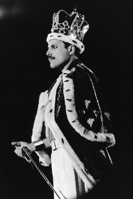 Freddie Mercury op Wembley 1986 Freddie Mercury op Wembley 1986