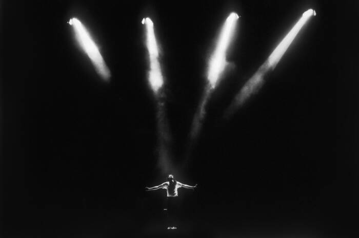 Michael Jackson treedt op tijdens een "BAD" concerttour Michael Jackson treedt op tijdens een "BAD" concerttour