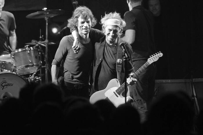 Concerto segreto dei Rolling Stones al rock club La Trabendo di Parigi Concerto segreto dei Rolling Stones al rock club La Trabendo di Parigi