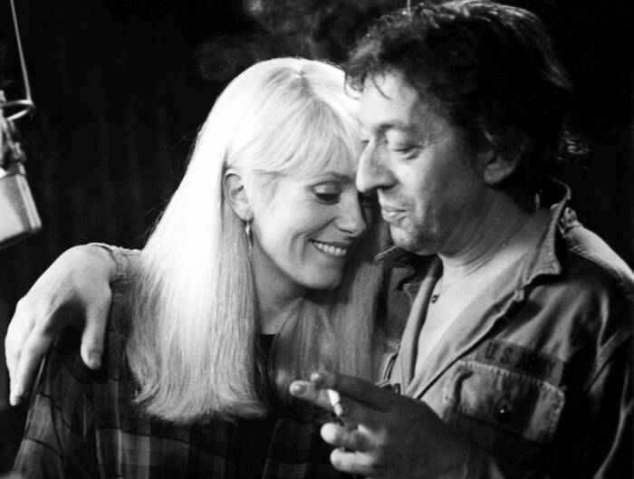 Catherine Deneuve en Serge Gainsbourg 1980