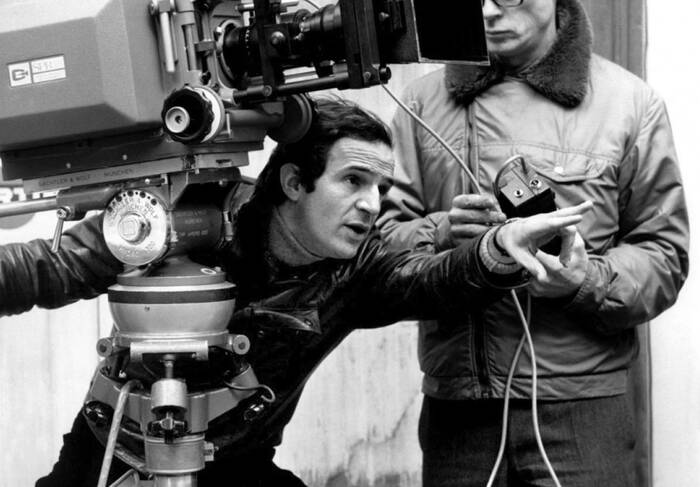 François Truffaut op de set van "Domicile conjugal" (1970) François Truffaut op de set van "Domicile conjugal" (1970)