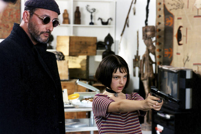 Leon en Mathilda scène uit de film Leon Leon en Mathilda scène uit de film Leon