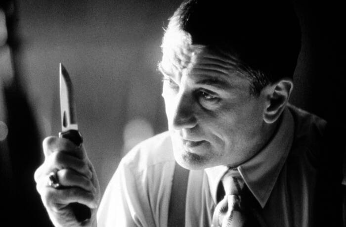 Robert De Niro op de set van The Fan in 1996