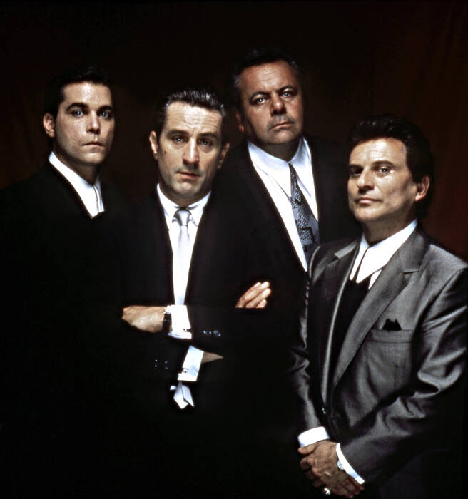 Opname van de film Goodfellas (1990) Opname van de film Goodfellas (1990)