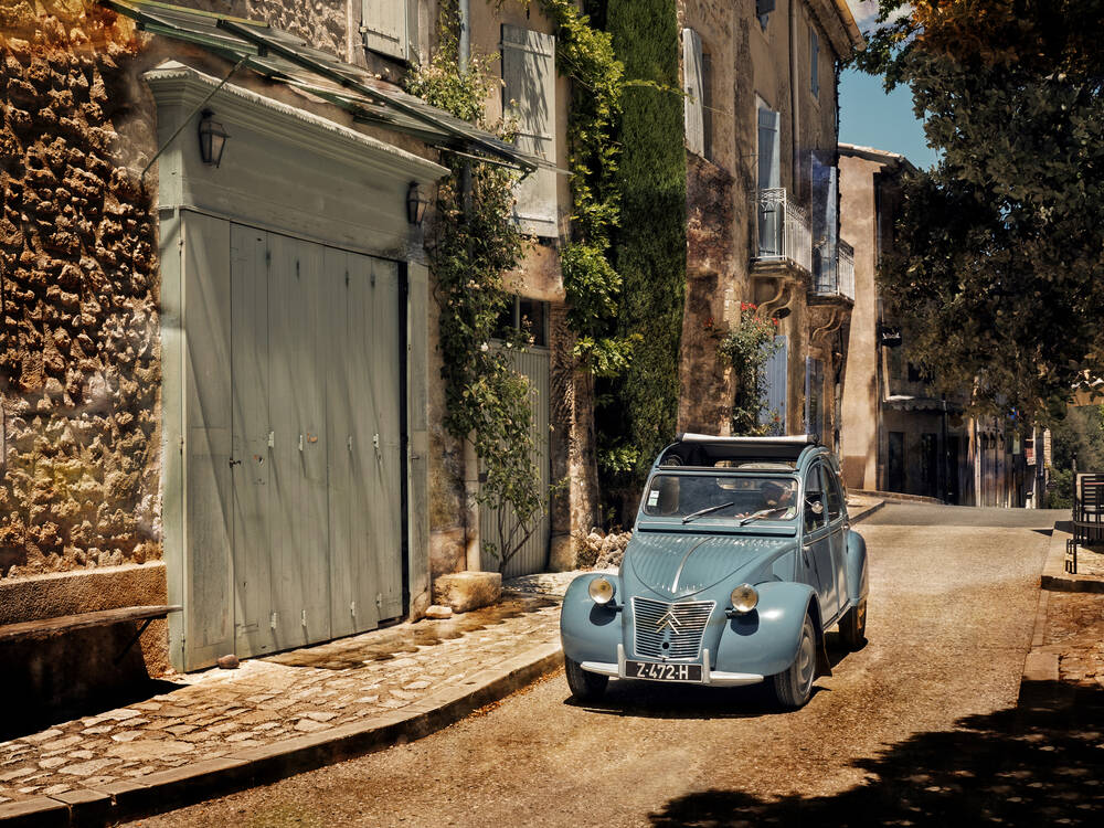 Citroën 2CV en Provence
