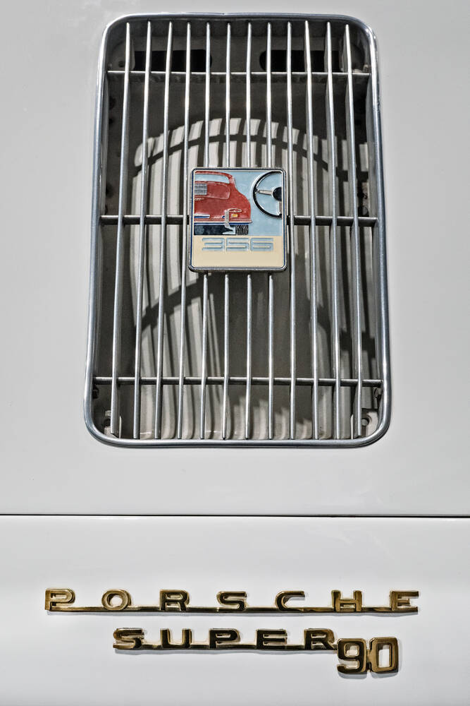 Porsche 365 Super 90 Plakette