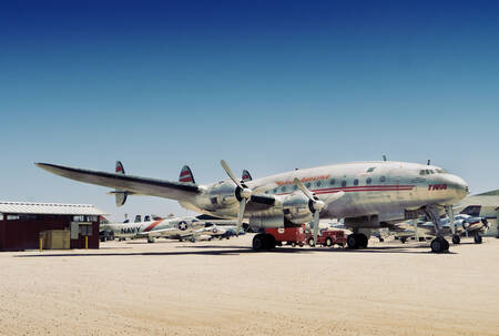 Avion de ligne Lcchheed Super Constellation
