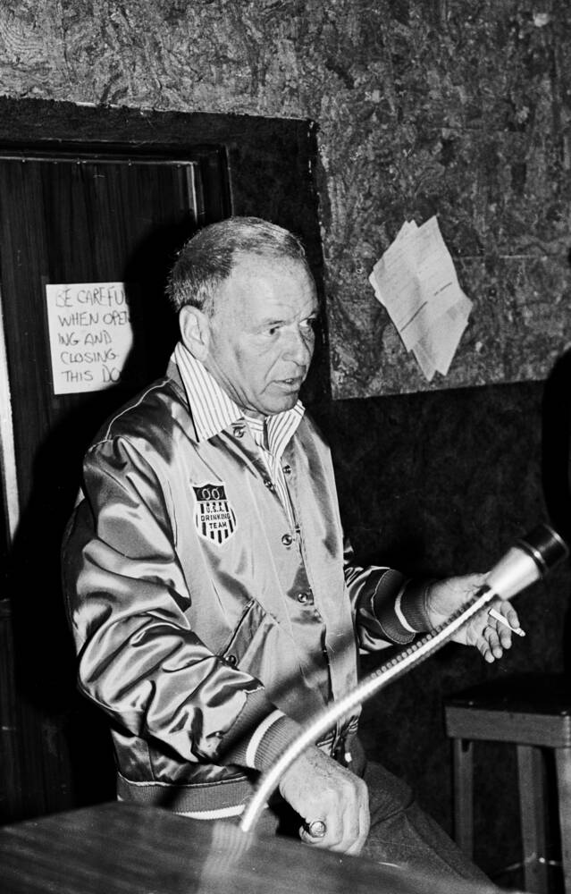 Frank Sinatra in de studio 1977