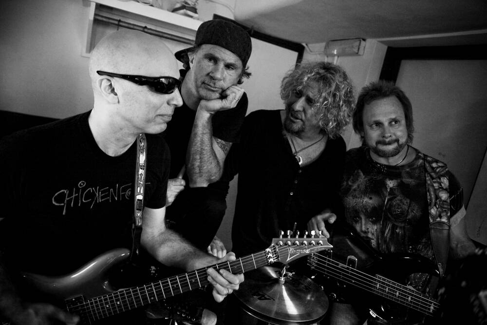 Chickenfoot dans les coulisses du Shepherd's Bush Empire 2009