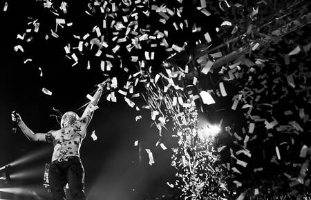 Donnie Wahlberg de New Kids On The Block sur scène en 2012 Donnie Wahlberg de New Kids On The Block sur scène en 2012