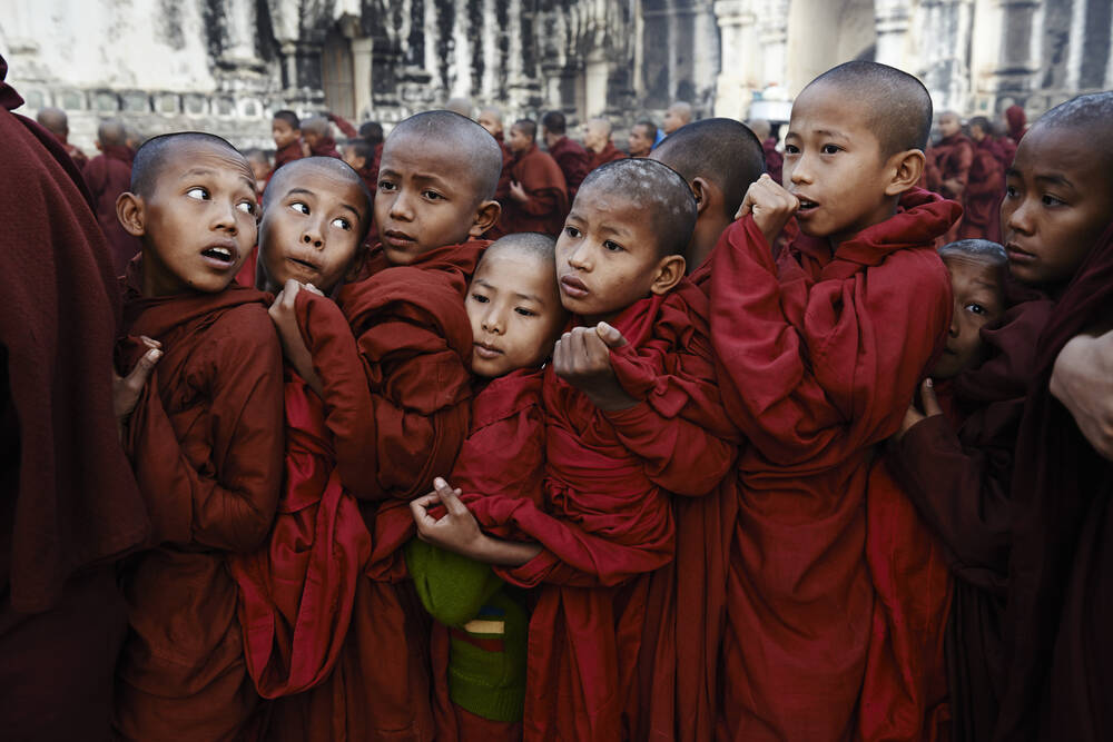 Les moines de Birmanie