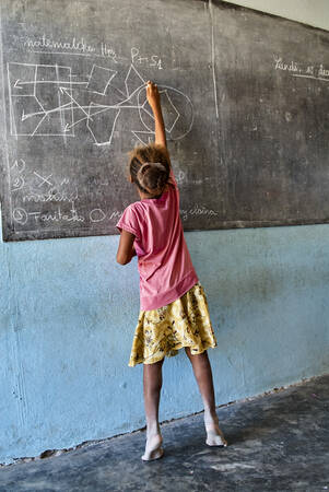 Madagascar schoolgirl
