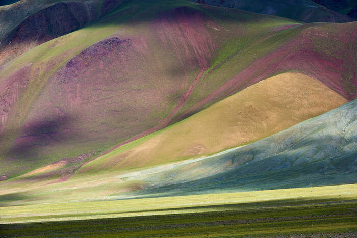 Montagnes colorées du massif de l'Altai Montagnes colorées du massif de l'Altai