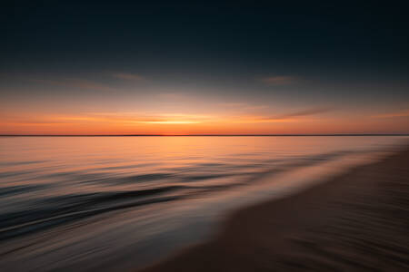 long beach zonsondergang onscherp long beach zonsondergang onscherp