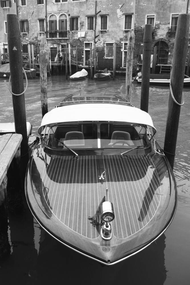 Riva-Boot auf dem Canal Grande