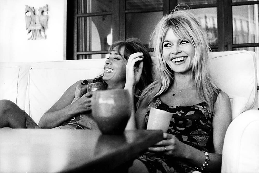 Brigitte Bardot und Jeanne Moreau