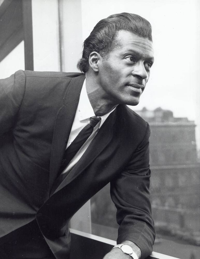 CHUCK BERRY October 18 1926 March 18 2017 was an American guitarist singer and songwriter and