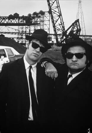 The Blues Brothers Movie Poster (1980) - 11x17 Reproduction - John Belushi Dan Aykroyd