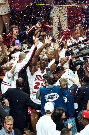 Michael Jordan och Chicago Bulls 1997 Michael Jordan och Chicago Bulls 1997